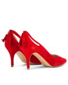 Pumps Marlboro 14786 in pelle scamosciata rossa - Tacco: 7cm