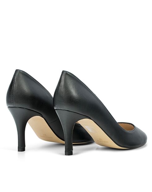 Escarpins 13975 en Cuir Nappa noirs - Talon : 7,5cm