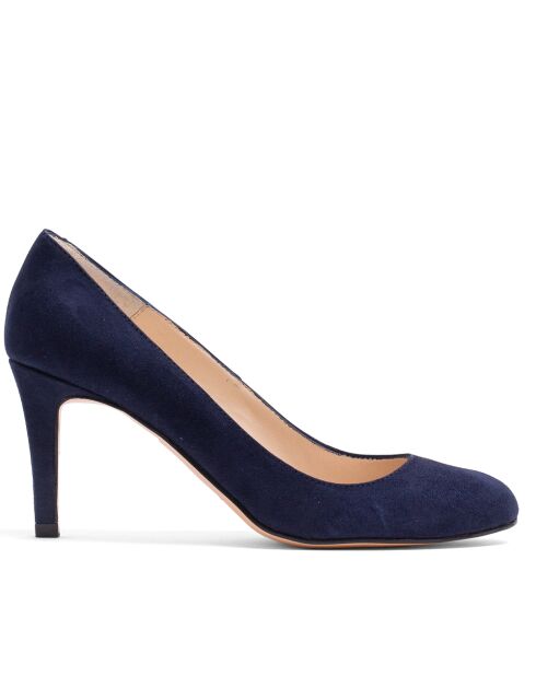 Pumps 12619 in pelle scamosciata blu marino - Tacco: 7cm