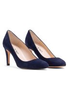Pumps 12619 in pelle scamosciata blu marino - Tacco: 7cm