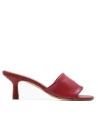 Sabot con tacco CA-1870 suola rossa liscia - Tacco: 6cm