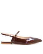 Ballerines BA23 Naplack marron