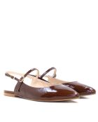 Ballerines BA23 Naplack marron