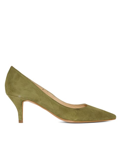 Pumps 13370 pin in pelle scamosciata