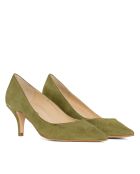 Pumps 13370 pin in pelle scamosciata