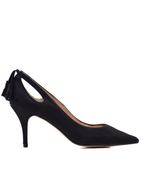 Pumps 14786 in pelle scamosciata nere - Tacco: 7cm