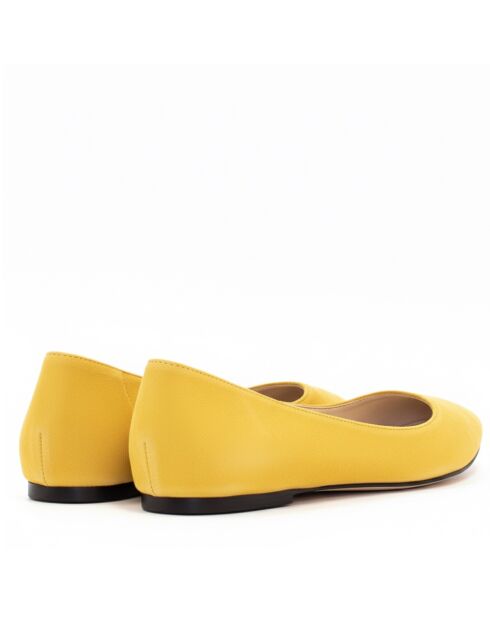 Ballerine CA-106 in camoscio giallo