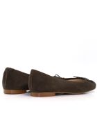 Ballerines 166807 en Daim olives foncé