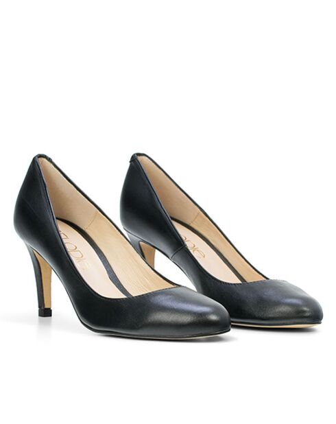 Pumps Mestizo 12619 nere in pelle - Tacco: 7cm