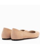 Ballerine CA-106 in camoscio nude