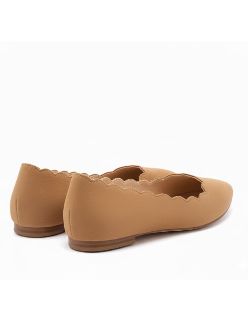 Ballerines CA-0091R en Daim camel
