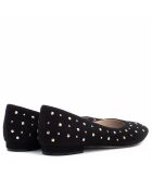 Ballerine CA-106 in camoscio nere