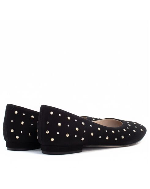 Ballerine CA-106 in camoscio nere