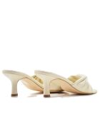 CA-1870 beige mestizo leren muiltjes met hak - Hak: 6 cm