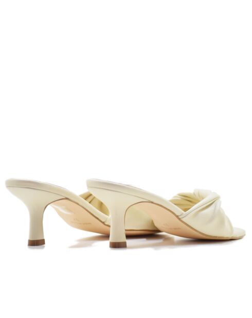 CA-1870 beige mestizo leren muiltjes met hak - Hak: 6 cm