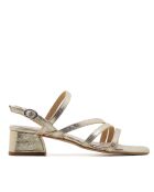 CA-1781 Platinum Diamond lederen sandalen