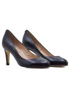 Dumps in pelle Mestizo 12619 blu marino - Tacco: 7 cm