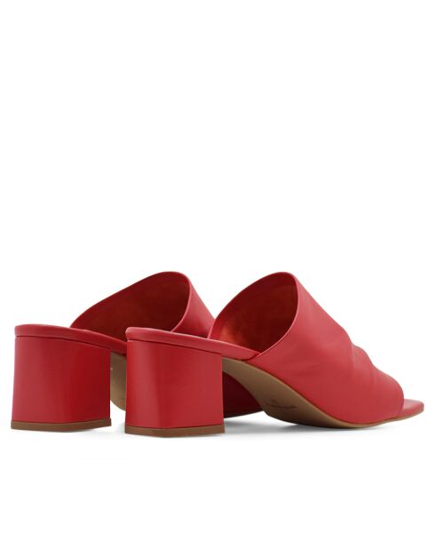 Mules à talon Monterrey en rouges