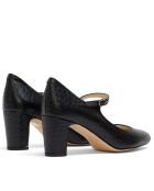 Dumps CA-1477 in pelle di coccodrillo nere - Tacco: 6,5 cm