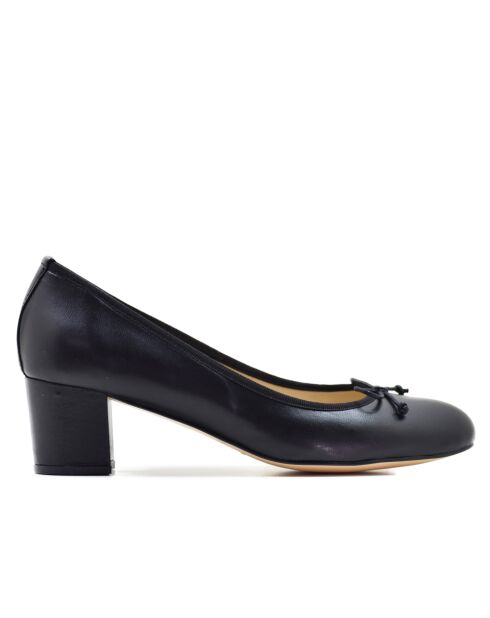 52649 Pumps nere in pelle Mestizo