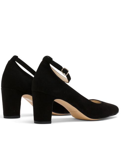 Pumps 137640 in pelle scamosciata nera - Tacco: 6,5 cm