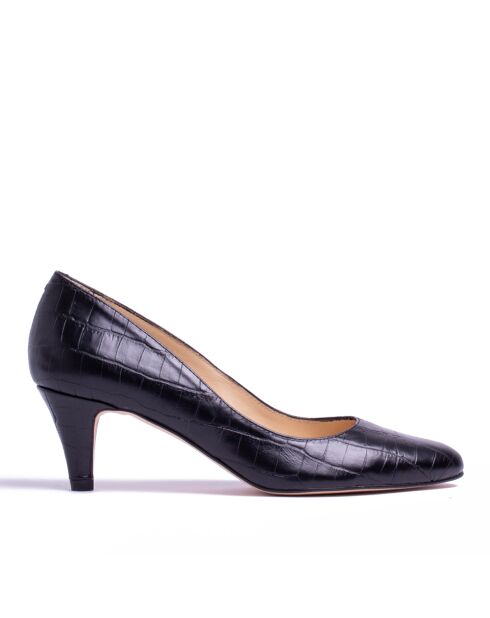 Pumps nere in pelle di coccodrillo 176763 - Tacco: 5,5 cm