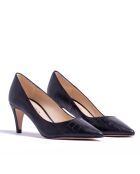 13370 Pumps nere in pelle di coccodrillo