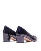 52649 Pumps in pelle verniciata blu marino