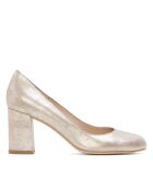 Dumps 12619 in pelle color carne cipria - Tacco: 7cm