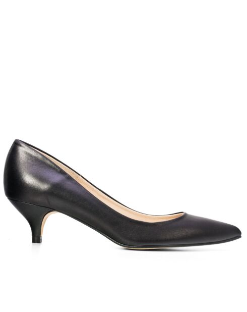 13630 Pumps nere in pelle