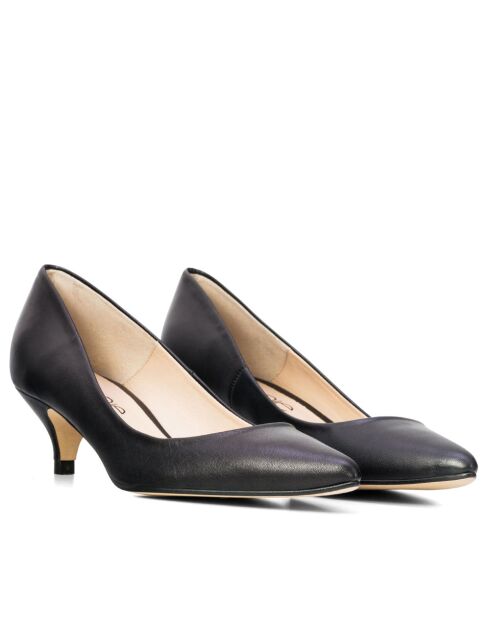 13630 Pumps nere in pelle