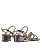 CA-1781 Silver Diamond lederen sandalen