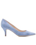 Pumps 13370 in pelle scamosciata blu jeans