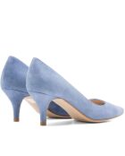 Pumps 13370 in pelle scamosciata blu jeans