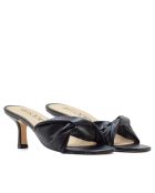 Sabot con tacco Andrea in pelle nera Mestizo - Tacco: 6cm