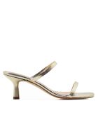 Mules mit Absatz 1871 aus metallischem Platin