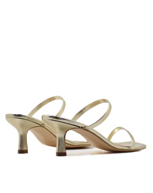 Mules mit Absatz 1871 aus metallischem Platin