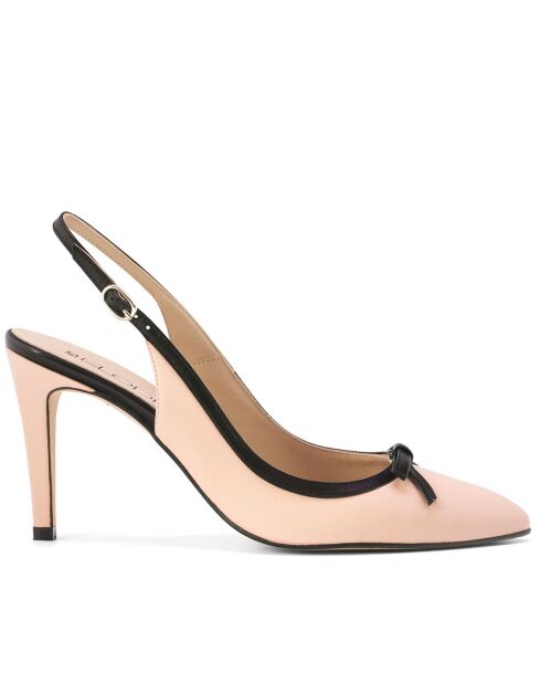 Pumps F-4256 Mestizo in pelle color carne - Tacco: 8cm