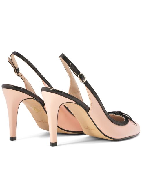 Pumps F-4256 Mestizo in pelle color carne - Tacco: 8cm