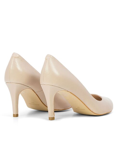 Escarpins 12619 en Cuir Mestizo nude - Talon : 6cm
