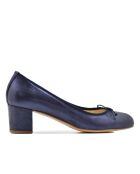 52649 Pumps in pelle verniciata blu marino