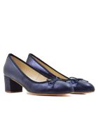 52649 Pumps in pelle verniciata blu marino