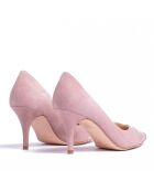 Pumps CA-1034 color salmone/nude metallizzate - Tacco: 7 cm