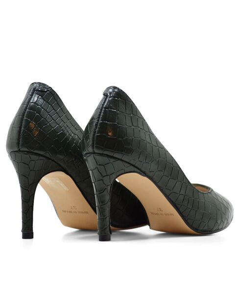 76572 Dumps verdi in pelle di coccodrillo - Tacco: 8 cm