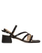 CA-1781 Black Diamond Ledersandalen