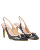 Pumps F-4256 Tibet nero/rosa - Tacco: 8cm