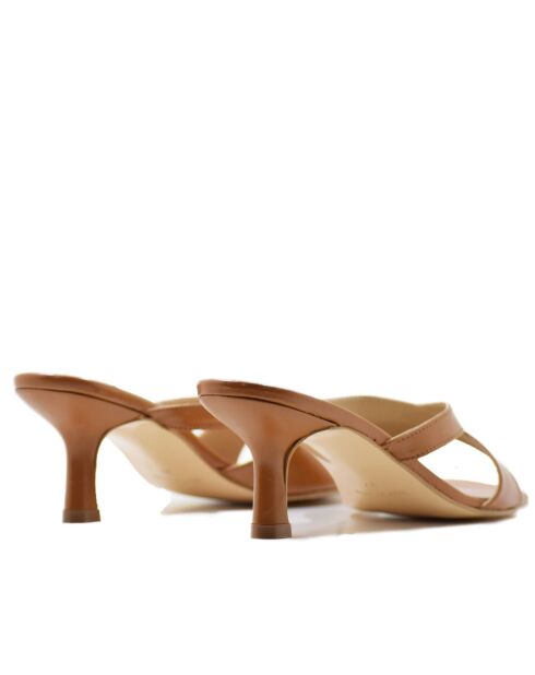 CA-1776 bruine mestizo leren muiltjes met hak - Hak: 6cm