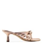 Roze muiltjes van Mestizo-leer CA-1873 met hak - Hak: 6 cm