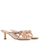 Roze muiltjes van Mestizo-leer CA-1873 met hak - Hak: 6 cm