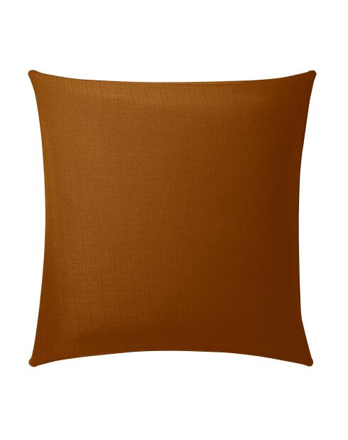 Bettbezug-Set Clara, karamellfarben, einfarbig, reliefar